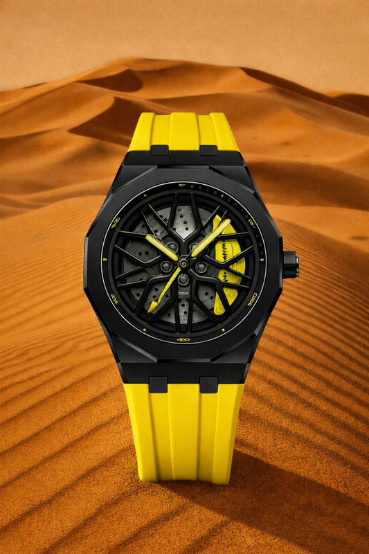Elite Monaco watch "free black strap"