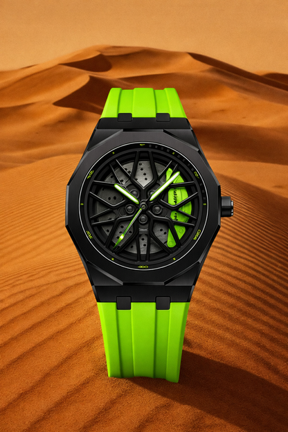 Monaco Elite watch "free black strap"