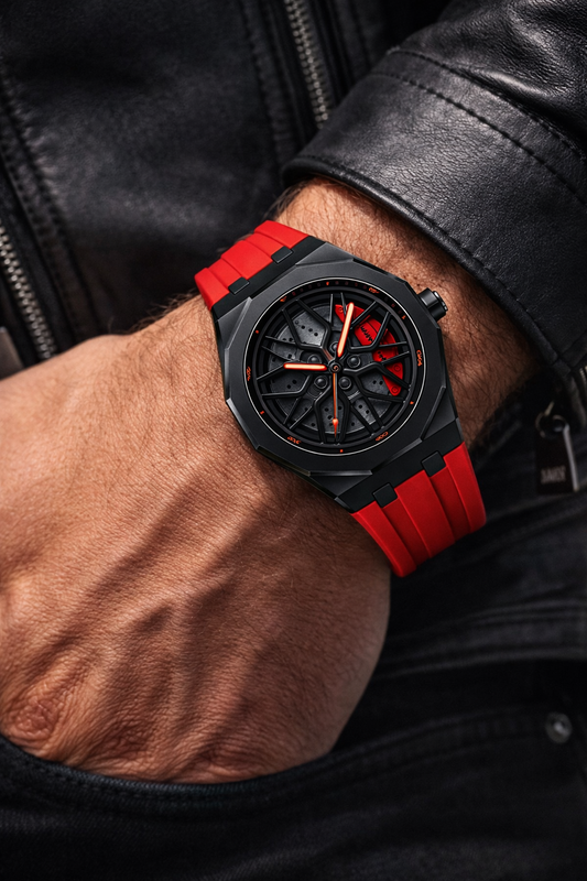 Elite Monaco watch "free black strap"