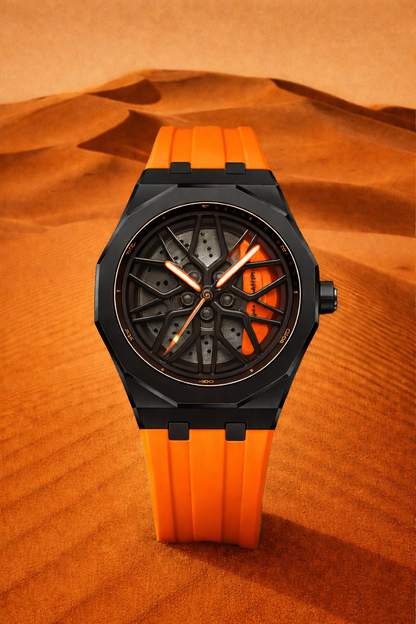 Elite Monaco watch "free black strap"