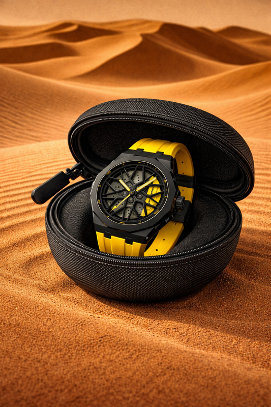 Elite Monaco watch "free black strap"