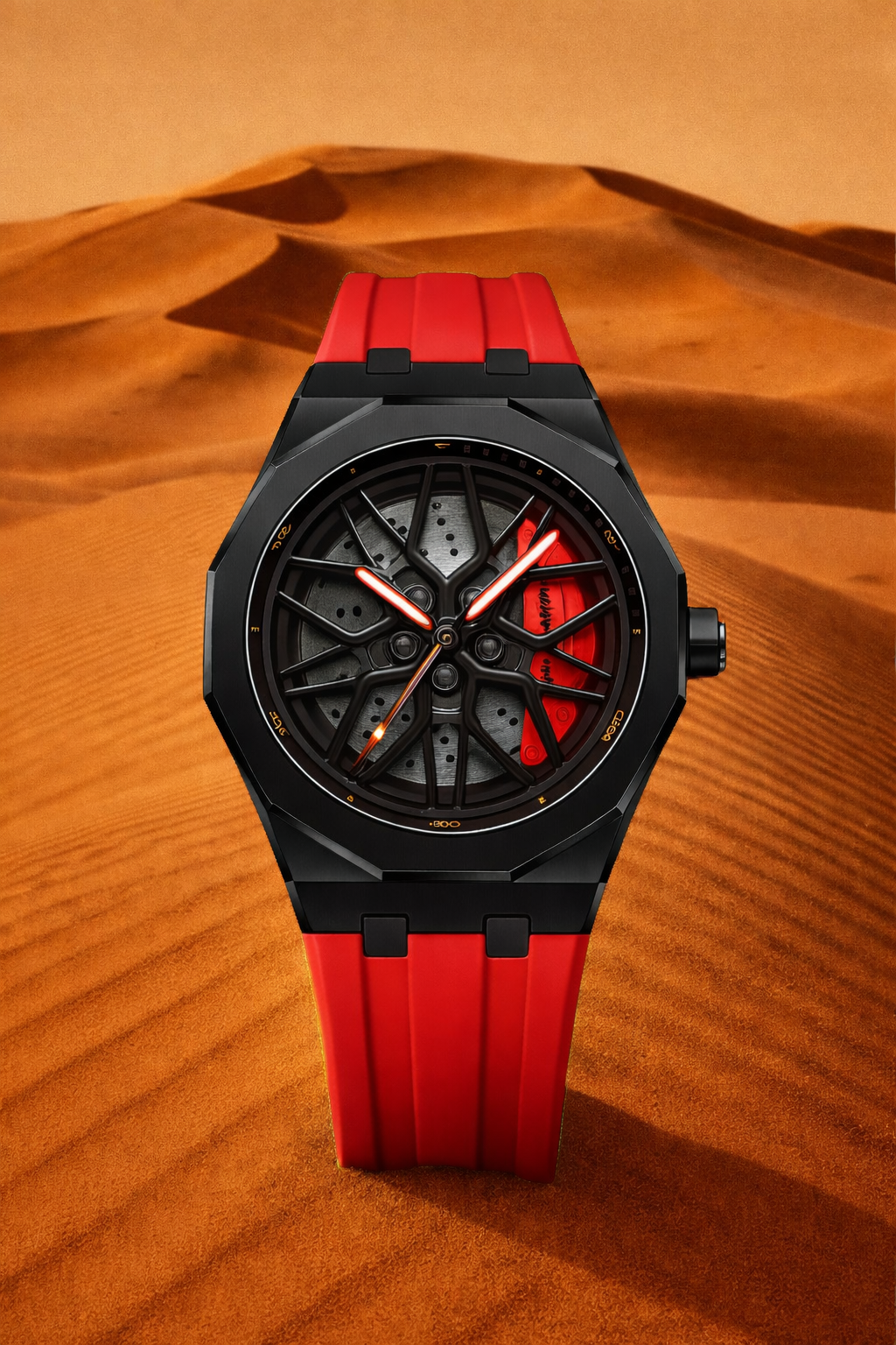 Montre Élite Monaco  "bracelet noir offert"